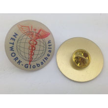 Square Brass Epoxy-Dripping Lapel Pin, Custom Badge (GZHY-YS-006)